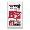 ハウスホールドジャパン 再生原料入ポリ袋 20L 半透明 10枚入 GE23