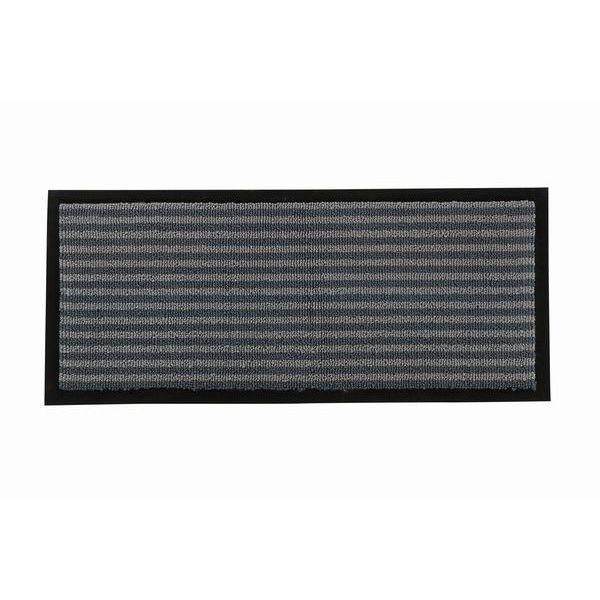 リッチェル 玄関吸水マット スリム ボーダー柄