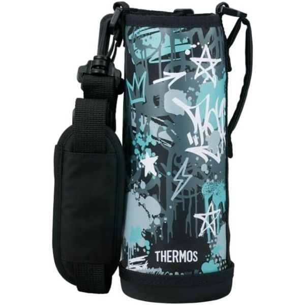 サーモス FJJ ハンディポーチ(ストラップつき) FJJ-1001WF ブラックアクア(BKAQ)