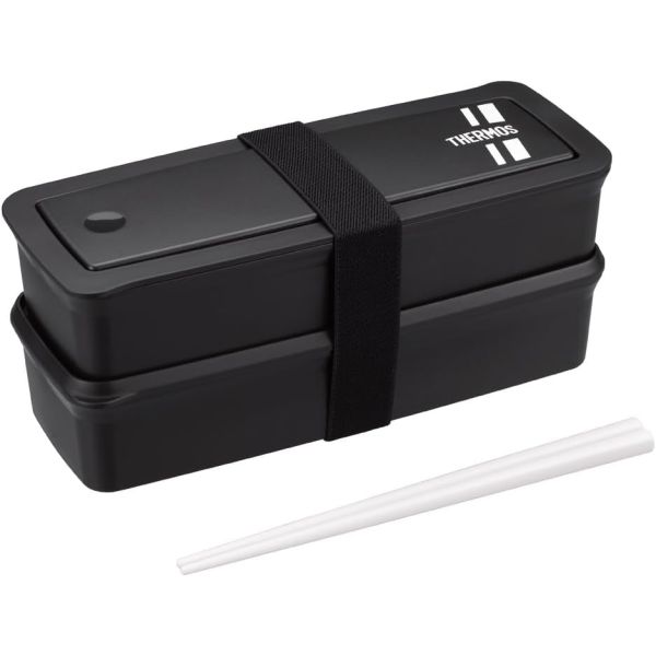 サーモス フレッシュランチボックス 980ml DJS-981W ブラックシルバー(BKSL)