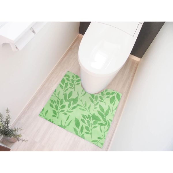 オカトー 使い捨てトイレマット 15枚入 グリーン