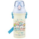 スケーター 抗菌 食洗機対応 直飲みプラワンタッチボトル 480ml すみっコぐらし しろくまのふるさと