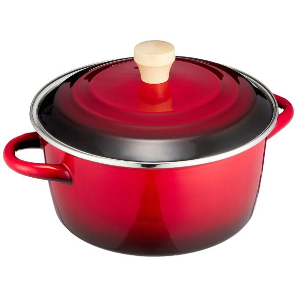 和平フレイズ ルバーニ ホーロー両手鍋 22cm RA-9791