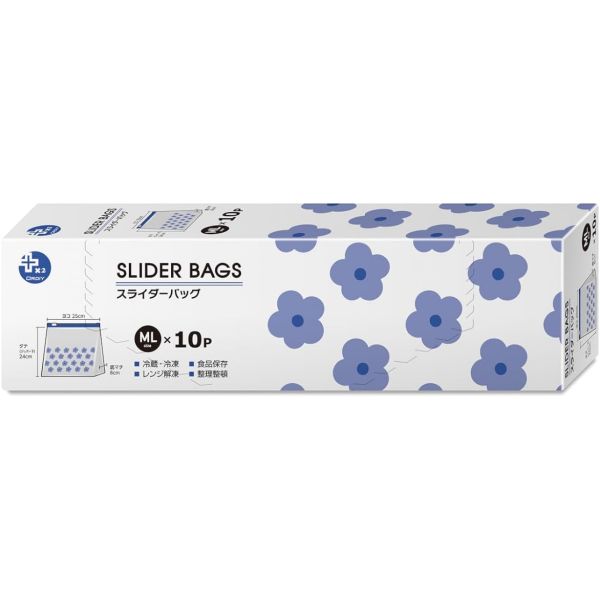 オルディ プラスプラス デザインスライダーバッグ ML 10P PP-DSML01-10 [花柄]