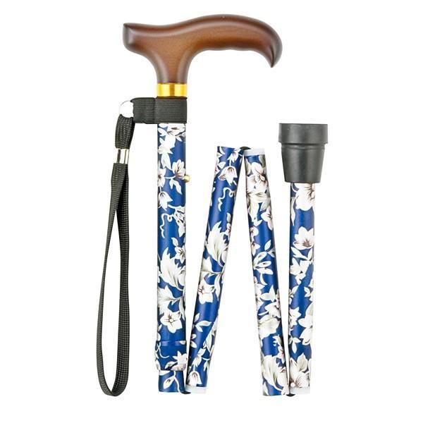 　ギフトサービスについて軽くて持ち歩きがラクな折りたたみ式の女性用アルミ杖。女性にうれしい、品の良い花柄。アルミ製だから、軽くて丈夫。折りたたむと長さ28.5cmのコンパクトサイズ。持ち運びに便利な収納袋付き。5段階で長さ調節可能。身長に合わせて、2.5cm間隔で伸縮できます。サイズ(約):長さ75〜85cm 折りたたみ時/28.5cm重量(約):310g個装サイズ(約) 幅16.5×奥行4×高さ33.5cm材質:シャフト/アルミニウム グリップ/楓 先ゴム/合成ゴム ストラップ(取り付け部、紐)/ナイロン手元から杖が離れるのを防ぐストラップ付き。商品特徴一覧、4968501872105、通信販売、通販、販売、買う、購入、お店、売っている、ショッピング【マキテック SKステッキ(折りたたみ・太身) 青花柄 FS-80BL】広告文責(有)イースクエアTEL:0120-532-772軽くて持ち歩きがラクな折りたたみ式の女性用アルミ杖。女性にうれしい、品の良い花柄。アルミ製だから、軽くて丈夫。折りたたむと長さ28.5cmのコンパクトサイズ。持ち運びに便利な収納袋付き。5段階で長さ調節可能。身長に合わせて、2.5cm間隔で伸縮できます。サイズ(約):長さ75〜85cm 折りたたみ時/28.5cm重量(約):310g個装サイズ(約) 幅16.5×奥行4×高さ33.5cm材質:シャフト/アルミニウム グリップ/楓 先ゴム/合成ゴム ストラップ(取り付け部、紐)/ナイロン手元から杖が離れるのを防ぐストラップ付き。※お客さま都合による、ご注文後の[キャンセル][変更][返品][交換]はお受けできませんのでご注意下さいませ。※当店では、すべての商品で在庫を持っておりません。記載の納期を必ずご確認ください。※ご注文いただいた場合でもメーカーの[在庫切れ][欠品][廃盤]などの理由で、[記載の納期より発送が遅れる][発送できない]場合がございます。その際は、当店よりご連絡させていただきます。あらかじめご了承ください。※リニューアル等により パッケージ、仕様、セット内容 が変更になる場合がございます。予めご了承下さい。こちらの商品は【お取り寄せ(7〜10営業日以内に発送予定)】となります。あらかじめご了承くださいませ。