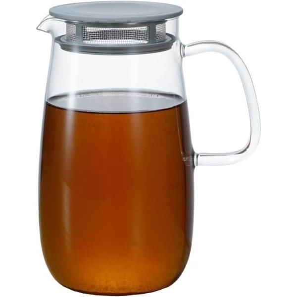 HARIO レンジでかんたん麦茶ポット むぎちゃん 1000ml ダークグレー XMP-1000-DGR