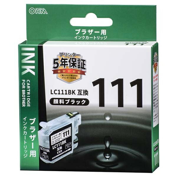 �֥饶�� LC111BK�ߴ�(�����֥�å���1) (INK-B111B-BK)