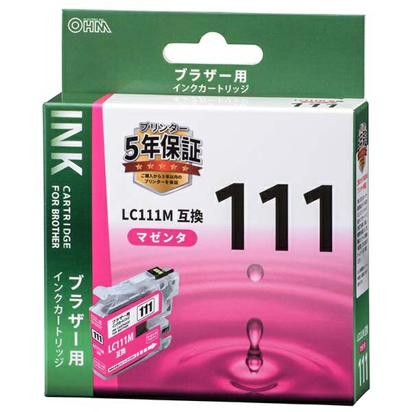 �֥饶�� LC111M�ߴ�(�ޥ��󥿡�1) (INK-B111B-M)
