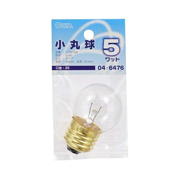 ߥ˥ܡ(5W/ꥢ/G40/E26) (LB-G4605-C)