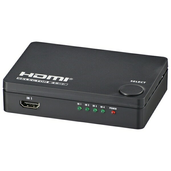 4ポート HDMIセレクター(黒) (AV-S04S-K) [キャンセル・変更・返品不可]