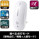 LEDナイトライト(明暗+人感センサー付/電球色) (NIT-AE3LA)