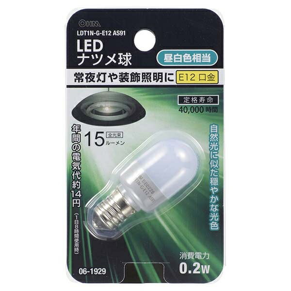 LEDʥĥ(0.2W/15lm//E12) (LDT1N-G-E12 AS91) [󥻥롦ѹԲ]