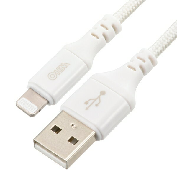 ライトニングケーブル(USB Type-A/2.4A高出力/強化メッシュ/0.15m/ホワイト) (SIP-L015EAH-W) [キャンセル・変更・返品不可]
