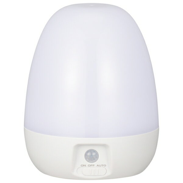 LEDナイトライト(明暗・人感センサー式/単3形×3本使用/80lm/昼白色/ホワイト) (NIT-BLA6JE-WN)
