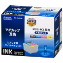 エプソン マグカップ MUG-4CL互換インク(4色パック) (INK-EMUG-4CL)