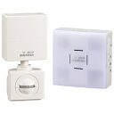 ワイヤレスチャイムセット 人感センサー送信機(単4形×3本使用)+光フラッシュ受信機(単3形×3本使用) (OCH-SET24-BLUE)