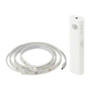 LEDテープライト(明暗+人感センサー/100 lm/長さ1m/点灯色白色/単3形×4本付属/連続点灯26時間) (NIT-BLA6TB10) [キャンセル・変...