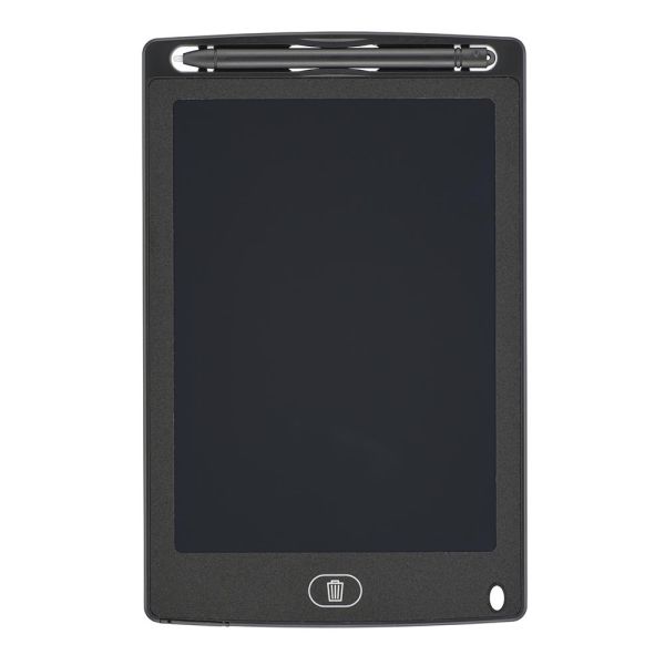 電子メモパッド(8.5インチ相当/110g/厚さ5mm/CR2016コイン形電池×1個付属/専用スタイラスペン＆ペンホルダー付属/背面マグネット/0.7mm細字/ロックスイッチ付き/ブラック) (JIM-C8K) [キャンセル・変更・返品不可]