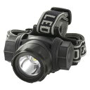 LEDヘッドライト(400 lm/3段階調光/3点式ヘッドバンド/保護等級IPX4防まつ形/単4形×3本使用/連続使用1〜30時間) (LC-SYW433-K2...