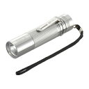 LEDトーチライト(調光2モード/400 lm/単4形×3本使用/連続使用1〜4時間/保護等級 IPX6/アルミボディ) (LHA-DA432-S2) [キャン...