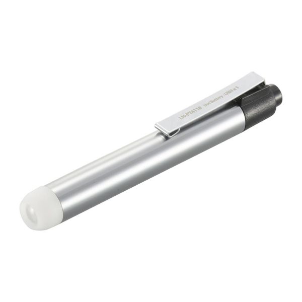 LEDペンライト(10 lm/単4形×1本使用/連続使用16時間/保護等級 IPX2/アルミボディ/シルバー) (LH-PY411-S2) [キャンセル・変更・返品不可]
