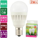 LED電球 小形(40形相当/560 lm/昼白色/E17/広配光200°/密閉器具対応/断熱材施工器具対応/2個入) (LDA4N-G-E17 IS51 2P...