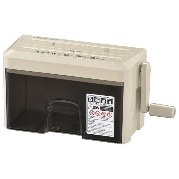 マイクロハンドシュレッダー(マイクロクロスカット/手動式/容量3.8L) (HS-CM22-U)