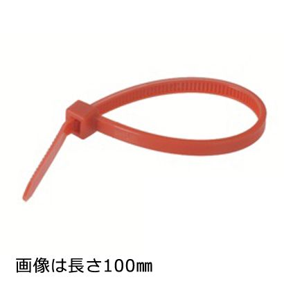 カラータイ(200mm/赤/50本入) (CT200W-50 RE)