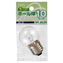 ボール球 長寿命(10W/クリア/E26/G-40) (LB-G4610-CLL) [キャンセル・変更・返品不可]