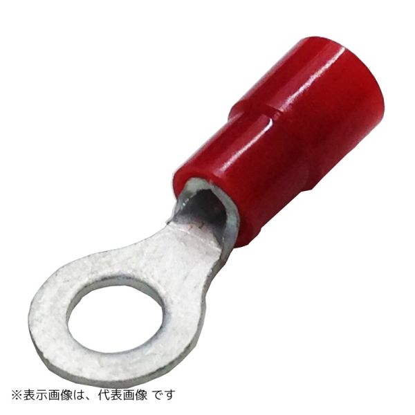 圧着端子 絶縁丸型R型 TMEX1.25-4(10個入) (TMEX1.25-4 10)