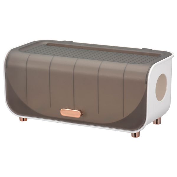 電源タップボックス(6個口タップ収納可/製品サイズW306×H132.5×D143mm/材質ポリプロピレン) (HS-TB7070W)