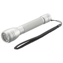 LEDアルミライト(220lm/連続使用7時間/保護等級IPX4/照射距離120m/単3形×2本使用/携帯ストラップ付/アルミボディ) (LHA-Y132-S)...