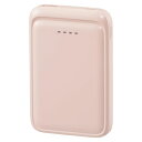 モバイルバッテリー(5000mAh/スマホ充電1回/2台同時充電可/USB AtoCケーブル付/シュガーピンク) (SMP-MB50-PK)