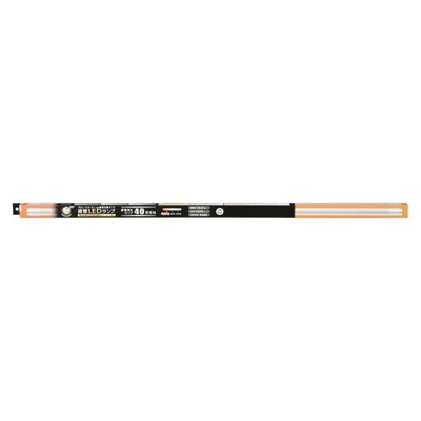 　ギフトサービスについて・商品名: 直管形LEDランプ(40形/電球色/2400lm/18W/片側給電)・型番: LDF40SS・L18/24 7・JANコード: 4971275649132・販売元: (株)オーム電機【特徴】●グロースターター器具専用●電源内蔵タイプ(LED専用スターター付属)●直管蛍光ランプ40形相当の明るさ●全周ガラス飛散防止フィルムが施された、広く明るいガラス管●口金はG13●光源は電球色●片側給電仕様●直管LEDランプ5年保証対象品【仕様】■寸法:全長…1198mm、外径…28mm■質量:約222g■定格入力電圧:AC100V/200V■周波数:50Hz/60Hz■定格消費電力:18.0W■定格入力電流:100V…315mA、200V…196mA■全光束(ルーメン):2400 lm■固有エネルギー消費効率:133.3 lm/W■平均演色評価数:Ra80■光源色:電球色■定格寿命(時間):40000h■適応口金:G13【ご注意】※屋内用(屋外使用禁止)[お買い求めの前に]※以下のような器具には使用できません調光機能付器具(100%点灯でも使用不可)誘導灯、非常用照明器具直流電源※このほかに使用器具の種類によって寸法的、熱的、その他の状況(リモコン機器のついた器具など)により使用できない場合があります。※ご使用になられる照明器具の構造によっては、放熱不良で短寿命となることがあります。※密封器具でのご使用の場合、器具の大きさにより、使用できない場合や寿命が短くなる場合があります。[使用上のご注意]※専用器具及び銅鉄式安定器のグロースターター器具のみ直接使用が可能です。チラツキが発生した場合、あるいはラピッドスターター器具、インバーター器具、電子スタート方式器具の場合には直接使用することができません。※グロースターター器具以外に使用する場合の工事は必ず工事店、電気店などの有資格者に依頼してください。一般の方の工事は禁止されています。※人感スイッチなど自動点滅装置や遅れ停止スイッチなどには使用できません。※複数灯式器具に使用する場合は、すべて同一の直管LEDランプに交換してください。※交流100V/200V、周波数50/60Hz以外の電源では使用しないでください。※製品の仕様は予告なく変更されることがあります。商品特徴一覧【直管形LEDランプ → LED直管(飛散防止タイプ)】、LDF40SS・L18/24 7、(株)オーム電機、06-4913、4971275649132、通信販売、通販、販売、買う、購入、お店、売っている、ショッピング▼関連商品はこちら。直管形LEDランプ(40形/昼白色/2640lm/18W/片側給電) (LDF40SS・N/18/26 7)直管形LEDランプ(40形/昼光色/2600lm/18W/片側給電) (LDF40SS・D/18/26 7)【直管形LEDランプ(40形/電球色/2400lm/18W/片側給電) (LDF40SS・L18/24 7)】広告文責(有)イースクエアTEL:0120-532-772・商品名: 直管形LEDランプ(40形/電球色/2400lm/18W/片側給電)・型番: LDF40SS・L18/24 7・JANコード: 4971275649132・販売元: (株)オーム電機【特徴】●グロースターター器具専用●電源内蔵タイプ(LED専用スターター付属)●直管蛍光ランプ40形相当の明るさ●全周ガラス飛散防止フィルムが施された、広く明るいガラス管●口金はG13●光源は電球色●片側給電仕様●直管LEDランプ5年保証対象品【仕様】■寸法:全長…1198mm、外径…28mm■質量:約222g■定格入力電圧:AC100V/200V■周波数:50Hz/60Hz■定格消費電力:18.0W■定格入力電流:100V…315mA、200V…196mA■全光束(ルーメン):2400 lm■固有エネルギー消費効率:133.3 lm/W■平均演色評価数:Ra80■光源色:電球色■定格寿命(時間):40000h■適応口金:G13【ご注意】※屋内用(屋外使用禁止)[お買い求めの前に]※以下のような器具には使用できません調光機能付器具(100%点灯でも使用不可)誘導灯、非常用照明器具直流電源※このほかに使用器具の種類によって寸法的、熱的、その他の状況(リモコン機器のついた器具など)により使用できない場合があります。※ご使用になられる照明器具の構造によっては、放熱不良で短寿命となることがあります。※密封器具でのご使用の場合、器具の大きさにより、使用できない場合や寿命が短くなる場合があります。[使用上のご注意]※専用器具及び銅鉄式安定器のグロースターター器具のみ直接使用が可能です。チラツキが発生した場合、あるいはラピッドスターター器具、インバーター器具、電子スタート方式器具の場合には直接使用することができません。※グロースターター器具以外に使用する場合の工事は必ず工事店、電気店などの有資格者に依頼してください。一般の方の工事は禁止されています。※人感スイッチなど自動点滅装置や遅れ停止スイッチなどには使用できません。※複数灯式器具に使用する場合は、すべて同一の直管LEDランプに交換してください。※交流100V/200V、周波数50/60Hz以外の電源では使用しないでください。※製品の仕様は予告なく変更されることがあります。※お客さま都合による、ご注文後の[キャンセル][変更][返品][交換]はお受けできませんのでご注意下さいませ。※当店では、すべての商品で在庫を持っておりません。記載の納期を必ずご確認ください。※ご注文いただいた場合でもメーカーの[在庫切れ][欠品][廃盤]などの理由で、[記載の納期より発送が遅れる][発送できない]場合がございます。その際は、当店よりご連絡させていただきます。あらかじめご了承ください。※リニューアル等により パッケージ、仕様、セット内容 が変更になる場合がございます。予めご了承下さい。※製品の詳細については、メーカーの製品ページをご覧ください。こちらの商品は【お取り寄せ(5〜7営業日以内に発送予定)】となります。あらかじめご了承くださいませ。