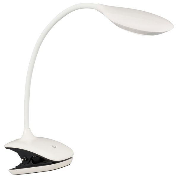 LEDクリップライト(USB充電式/3段階調光/昼白色/MAX160lm/ホワイト) (LTC-LC16DSR-W)