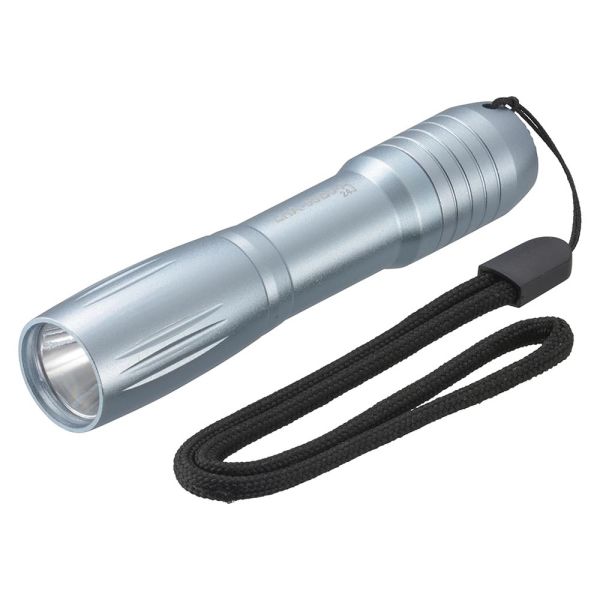 LEDコンパクトライト(フルアルミボディ/白色LED/50 lm/保護等級IPX3/連続使用11時間/単3形×1本使用/ブルー) (LHA-05B5-A)