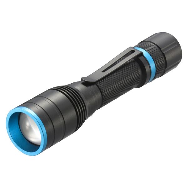 クリップ付きズームライト(105 lm/連続点灯1.5〜12時間/保護等級IPX4/単3形×1本使用) (LHA-PZ11A7)