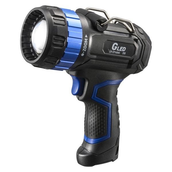 充電式GLEDライト(最大照射距離700m/1400 lm/インジケータ付) (LH-CP140A5)