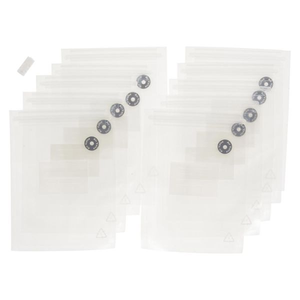 バキュームセーバーCOK-PSL300C-W専用袋(Sサイズ/チャックスライダー付/耐冷-30℃/耐熱100℃/10枚入) (CO..