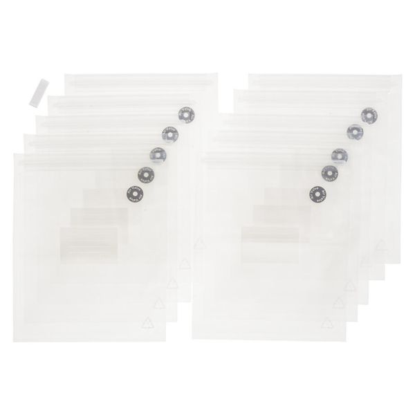 バキュームセーバーCOK-PSL300C-W専用袋(Mサイズ/チャックスライダー付/耐冷-30℃/耐熱100℃/10枚入) (CO..