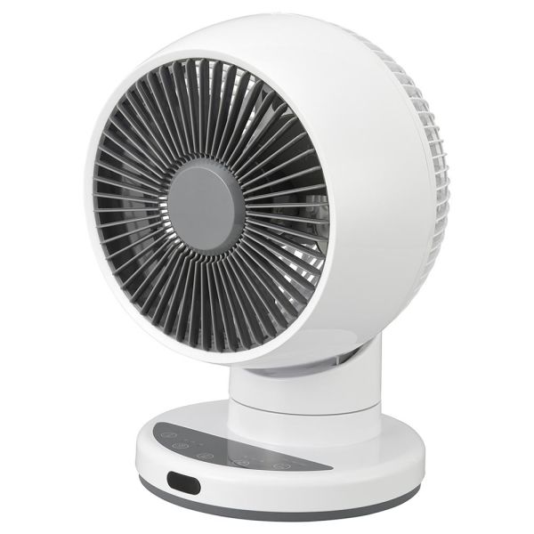 3Dサーキュレーター(〜18畳/左右3段階上下90°自動首振/風量3段階/切タイマー/リモコン付) (FF-CS2515AC-W)