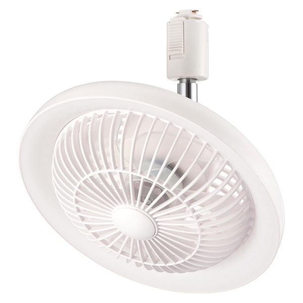 ファン付きLEDレールライト(10W/270 lm/ホワイト) (ORL-FL01-W)