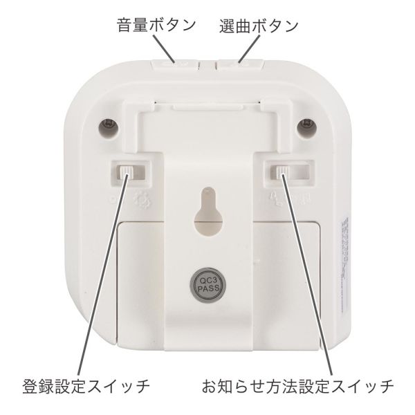 monban CUBE II バイブレーション受信機(増設用/単3形×2本使用) (OCH-BBR25) - 3