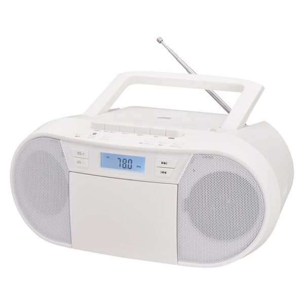 　ギフトサービスについて・商品名: CDラジオカセットレコーダー(76mmスピーカー×2/2電源/単2形×6本使用/ワイドFM/16W/ホワイト)・型番: RCD-720T・JANコード: 4971275350458・販売元: (株)オーム電機【特長】●ラジオ・CD・カセットテープを楽しむ●ラジオとCDのカセット録音ができる●Bluetooth Ver.6.0、高速・低遅延・省電力を実現、情報処理がスムーズで高品質●マイク内蔵、ボタンひとつでどこでも音声の録音再生が簡単に楽しめる●FM/ワイドFM対応、AM放送の番組をFM放送用の周波数に変換して放送が聴ける●最大出力4.5W×2、76mmスピーカーで迫力ある高音質の音楽を楽しめる●2電源対応、ACと乾電池両方に対応、外出時にも安心●懐かしのアナログ音源ならではの温かいサウンドで楽しめる●スマートフォン対応、簡単に接続し音楽や動画の音源を楽しめる●ラジオ、FM/ワイドFM対応、ステレオ音声で楽しめる(20局まで記録可)●CD(レジューム機能搭載)、ロスレス音源(非圧縮)として、より鮮明で立体的に再生●ヘッドホン出力端子付き、周囲を気にせず、生活音を遮断し音楽のみに集中できる●外部音声入力端子付き、外部音声を入力端子に接続すればスピーカーとしても使用可能●ヘッドホン出力端子付き●持ち運びやすいキャリーハンドル付き【仕様】■電源:AC100V 50/60Hz、DC9V 単2形乾電池×6本(別売)■定格消費電力:16W■定格出力:3W×2(r.m.s)、Bluetooth使用時4.5W×2■スピーカー:口径76mm×2(インピーダンス4Ω)■ラジオ:受信周波数/FM…76〜108MHz(0.1MHzステップ)、アンテナ/FM…ロッドアンテナ■CD:CD、CD-R/RW(MP3などの圧縮形式ファイルには非対応)■カセットデッキ:4トラック2チャンネルステレオ■通信方式:Bluetooth標準規格 Ver.6.0■プロファイル:A2DP、AVRCP、AVDTP、AVCTP■コーデック:SBC、AAC■最大通信距離:見通し約10m(Class2)■接続端子:ヘッドホン…Φ3.5mmステレオミニジャック、外部音声入力…Φ3.5mmステレオミニジャック■乾電池での使用可能時間:ラジオ…約59時間、CD…約24時間、カセットテープ…約37時間、Bluetooth…約46時間■外形寸法:幅300×高さ139×奥行220mm(突起物含まず)■質量:約1500g(乾電池含まず)■付属品:専用電源コード、保証書付取扱説明書※製品の仕様は予告なく変更されることがあります。商品特徴一覧【AV機器 → CDラジオ・CDラジカセ → CDラジカセ】、RCD-720T、(株)オーム電機、03-5045、4971275350458、通信販売、通販、販売、買う、購入、お店、売っている、ショッピング【CDラジオカセットレコーダー(76mmスピーカー×2/2電源/単2形×6本使用/ワイドFM/16W/ホワイト) (RCD-720T)】広告文責(有)イースクエアTEL:0120-532-772・商品名: CDラジオカセットレコーダー(76mmスピーカー×2/2電源/単2形×6本使用/ワイドFM/16W/ホワイト)・型番: RCD-720T・JANコード: 4971275350458・販売元: (株)オーム電機【特長】●ラジオ・CD・カセットテープを楽しむ●ラジオとCDのカセット録音ができる●Bluetooth Ver.6.0、高速・低遅延・省電力を実現、情報処理がスムーズで高品質●マイク内蔵、ボタンひとつでどこでも音声の録音再生が簡単に楽しめる●FM/ワイドFM対応、AM放送の番組をFM放送用の周波数に変換して放送が聴ける●最大出力4.5W×2、76mmスピーカーで迫力ある高音質の音楽を楽しめる●2電源対応、ACと乾電池両方に対応、外出時にも安心●懐かしのアナログ音源ならではの温かいサウンドで楽しめる●スマートフォン対応、簡単に接続し音楽や動画の音源を楽しめる●ラジオ、FM/ワイドFM対応、ステレオ音声で楽しめる(20局まで記録可)●CD(レジューム機能搭載)、ロスレス音源(非圧縮)として、より鮮明で立体的に再生●ヘッドホン出力端子付き、周囲を気にせず、生活音を遮断し音楽のみに集中できる●外部音声入力端子付き、外部音声を入力端子に接続すればスピーカーとしても使用可能●ヘッドホン出力端子付き●持ち運びやすいキャリーハンドル付き【仕様】■電源:AC100V 50/60Hz、DC9V 単2形乾電池×6本(別売)■定格消費電力:16W■定格出力:3W×2(r.m.s)、Bluetooth使用時4.5W×2■スピーカー:口径76mm×2(インピーダンス4Ω)■ラジオ:受信周波数/FM…76〜108MHz(0.1MHzステップ)、アンテナ/FM…ロッドアンテナ■CD:CD、CD-R/RW(MP3などの圧縮形式ファイルには非対応)■カセットデッキ:4トラック2チャンネルステレオ■通信方式:Bluetooth標準規格 Ver.6.0■プロファイル:A2DP、AVRCP、AVDTP、AVCTP■コーデック:SBC、AAC■最大通信距離:見通し約10m(Class2)■接続端子:ヘッドホン…Φ3.5mmステレオミニジャック、外部音声入力…Φ3.5mmステレオミニジャック■乾電池での使用可能時間:ラジオ…約59時間、CD…約24時間、カセットテープ…約37時間、Bluetooth…約46時間■外形寸法:幅300×高さ139×奥行220mm(突起物含まず)■質量:約1500g(乾電池含まず)■付属品:専用電源コード、保証書付取扱説明書※製品の仕様は予告なく変更されることがあります。※お客さま都合による、ご注文後の[キャンセル][変更][返品][交換]はお受けできませんのでご注意下さいませ。※当店では、すべての商品で在庫を持っておりません。記載の納期を必ずご確認ください。※ご注文いただいた場合でもメーカーの[在庫切れ][欠品][廃盤]などの理由で、[記載の納期より発送が遅れる][発送できない]場合がございます。その際は、当店よりご連絡させていただきます。あらかじめご了承ください。※リニューアル等により パッケージ、仕様、セット内容 が変更になる場合がございます。予めご了承下さい。※製品の詳細については、メーカーの製品ページをご覧ください。こちらの商品は【お取り寄せ(5〜7営業日以内に発送予定)】となります。あらかじめご了承くださいませ。