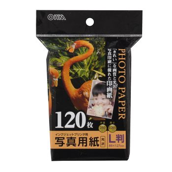 写真用紙 光沢 L判 120枚 PA-PRC-L/120