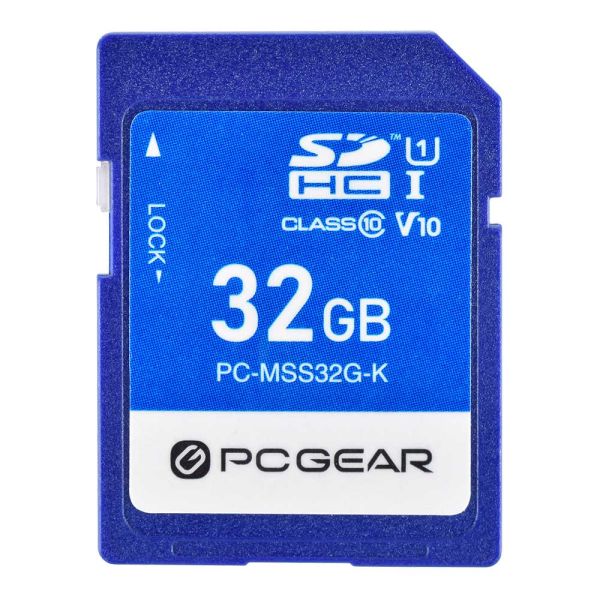SDカード(32GB/最大70MB毎秒/UHS-I) (PC-MSS32G-K)