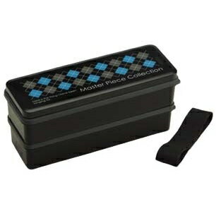 マスターピース シリコン製中フタ2段ランチボックス