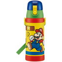 スーパーマリオ 3Dロック付ワンプッシュダイレクトボトル 480ml