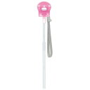 ピンク ストローホッパーキャップ携帯用ストラップ付(プッシュ式)