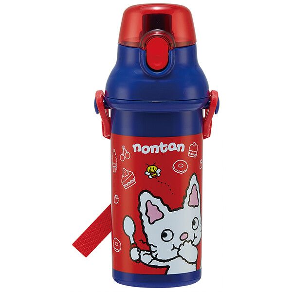 ノンタン 抗菌食洗機対応直飲みプラワンタッチボトル [キャンセル・変更・返品不可]のサムネイル